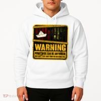 Warning Pennywise Can Be Anywhere Keep Safe Scary Horror Clown Halloween Hoodie thumb 2
