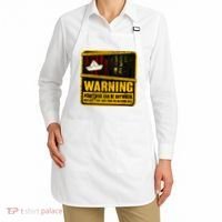 Warning Pennywise Can Be Anywhere Keep Safe Scary Horror Clown Halloween Apron thumb 2
