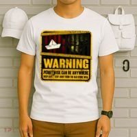 Warning Pennywise Can Be Anywhere Keep Safe Scary Horror Clown Halloween T-Shirt thumb 6