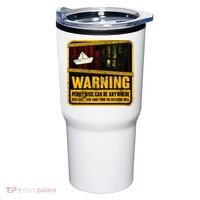 Warning Pennywise Can Be Anywhere Keep Safe Scary Horror Clown Halloween Tumbler thumb 0