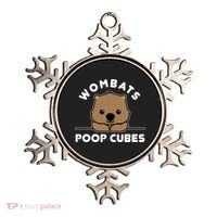Wombats Poop Cubes Cute Kawaii Wombat Quote Ornament thumb 0