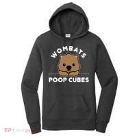 Wombats Poop Cubes Cute Kawaii Wombat Quote Women's Hoodie thumb 0
