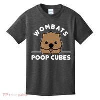 Wombats Poop Cubes Cute Kawaii Wombat Quote Kids T-Shirt thumb 0