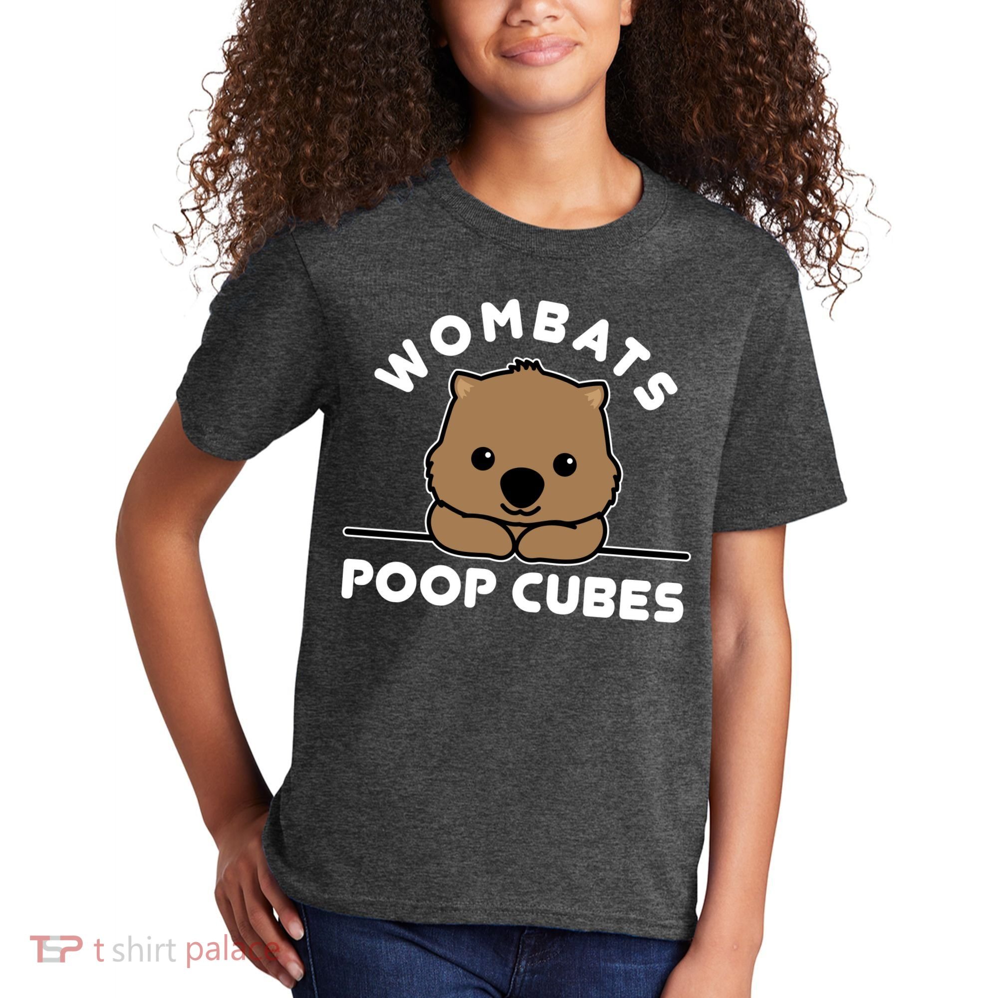 Wombats Poop Cubes Cute Kawaii Wombat Quote Kids T-Shirt