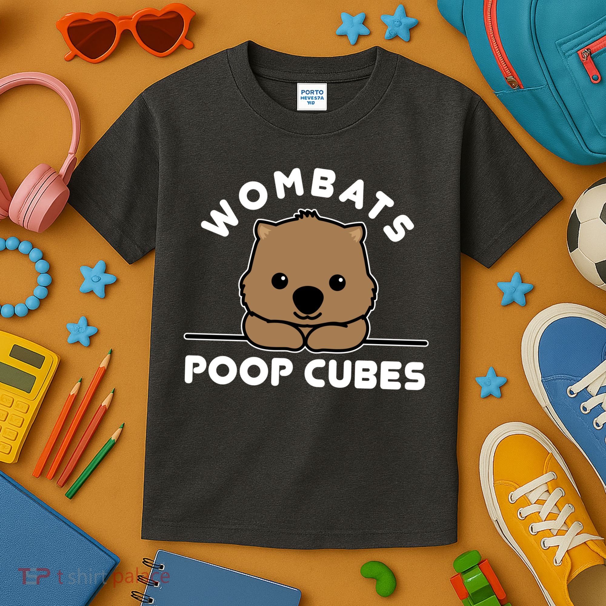 Wombats Poop Cubes Cute Kawaii Wombat Quote Kids T-Shirt