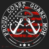 Wo Proud Coast Guard Mom Us Military Mothers Day Wo Women's Sweatshirt thumb 2