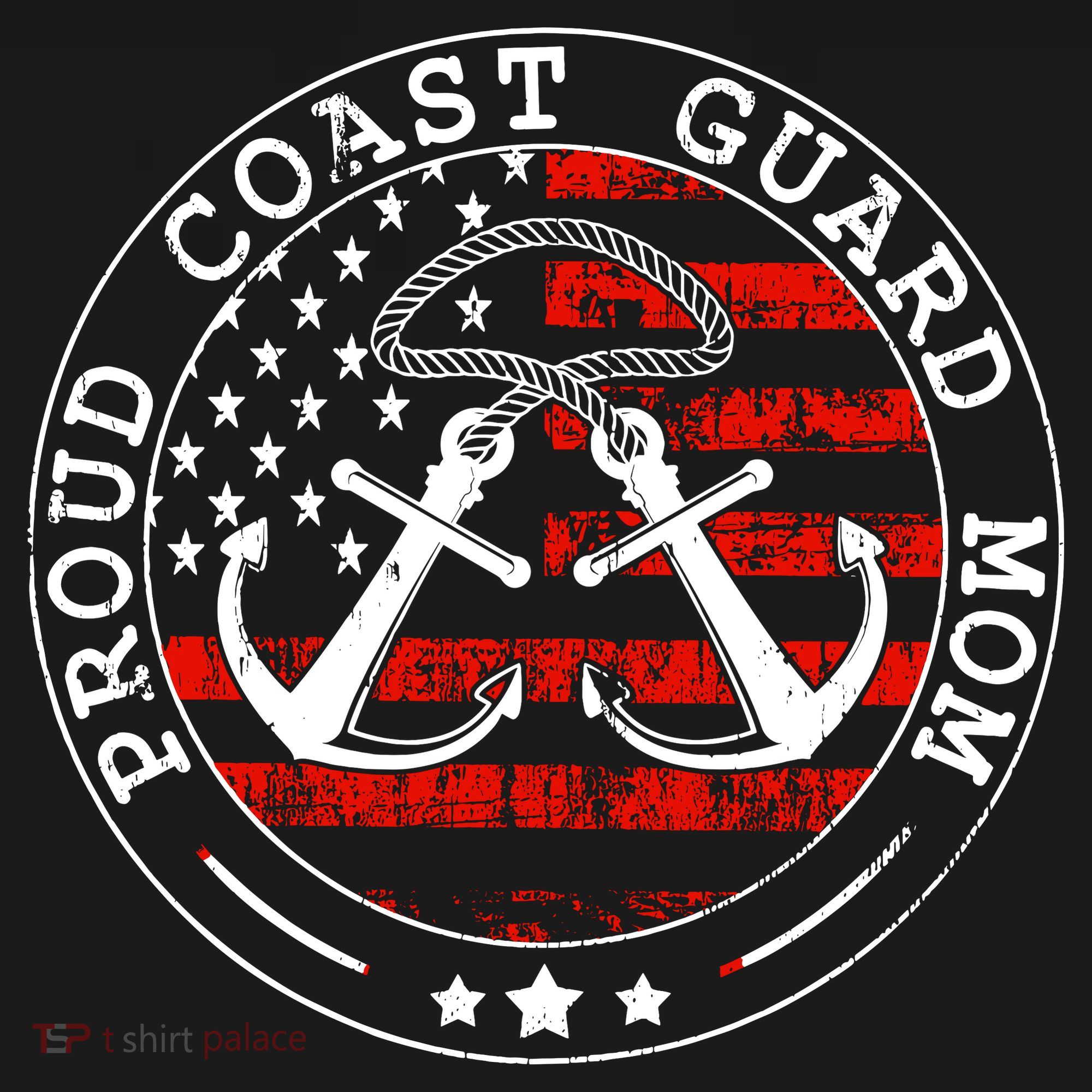 Wo Proud Coast Guard Mom Us Military Mothers Day Wo Women's Hoodie
