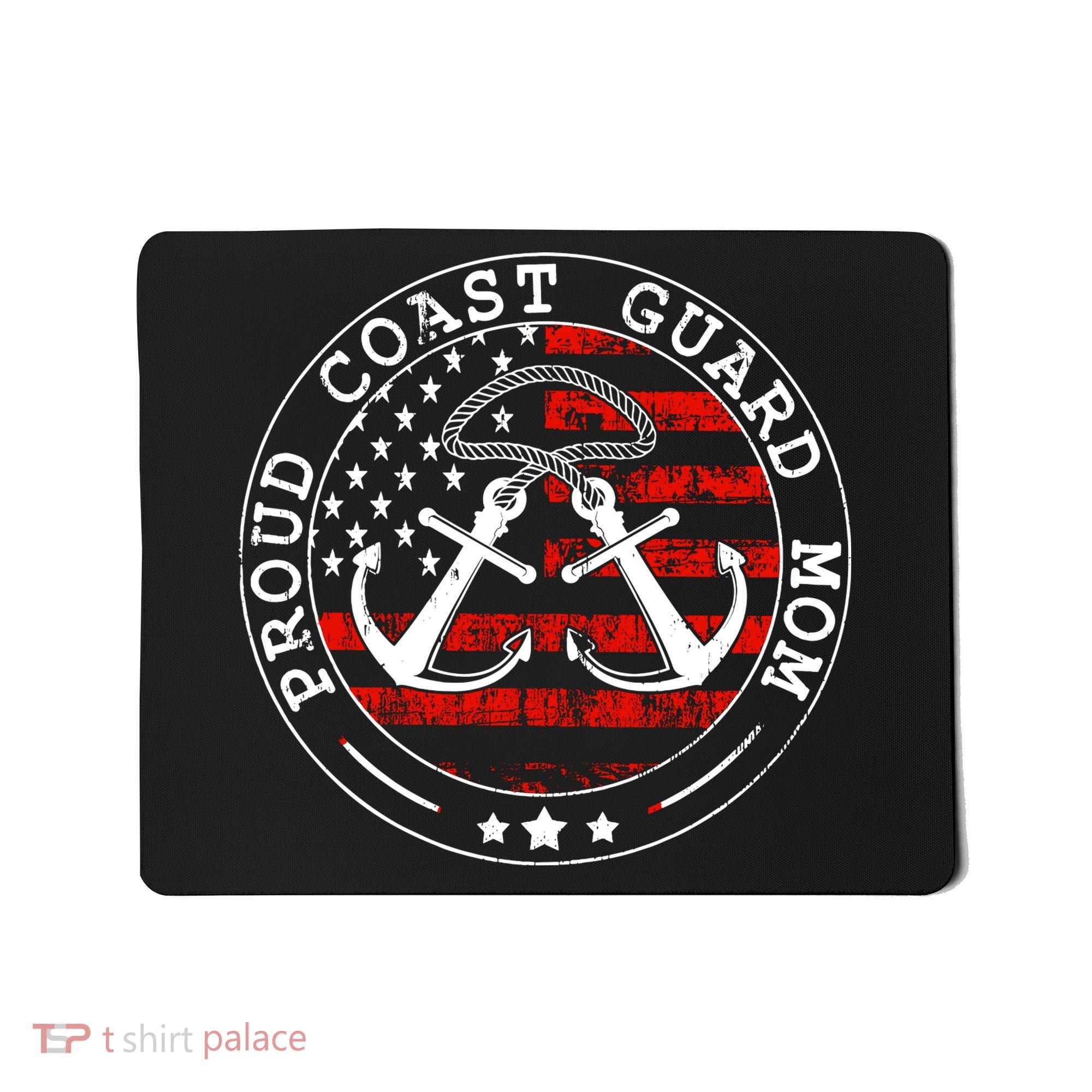 Wo Proud Coast Guard Mom Us Military Mothers Day Wo Mousepad