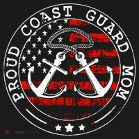 Wo Proud Coast Guard Mom Us Military Mothers Day Wo Baby Bodysuit thumb 2