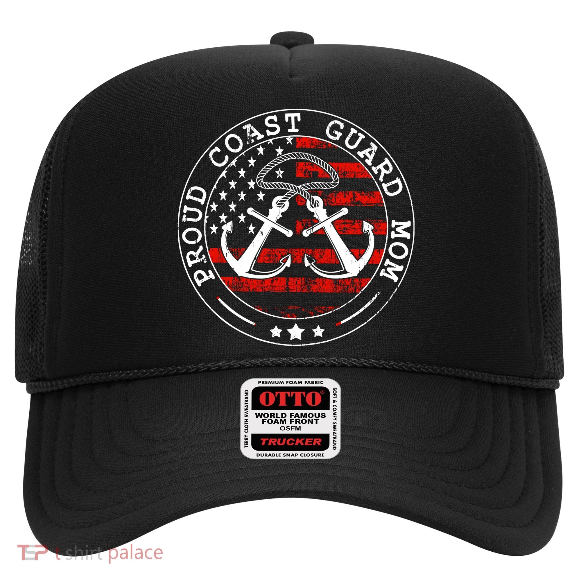 Wo Proud Coast Guard Mom Us Military Mothers Day Wo Hat