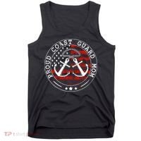 Wo Proud Coast Guard Mom Us Military Mothers Day Wo Tank Top thumb 0