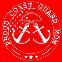 Wo Proud Coast Guard Mom Us Military Mothers Day Wo Santa Hat thumb 1