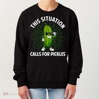 Women Pickle Cucumber Dill Pickle Lover Gift Women's Sweatshirt thumb 0