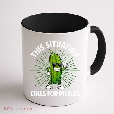 Women Pickle Cucumber Dill Pickle Lover Gift Coffee Mug back