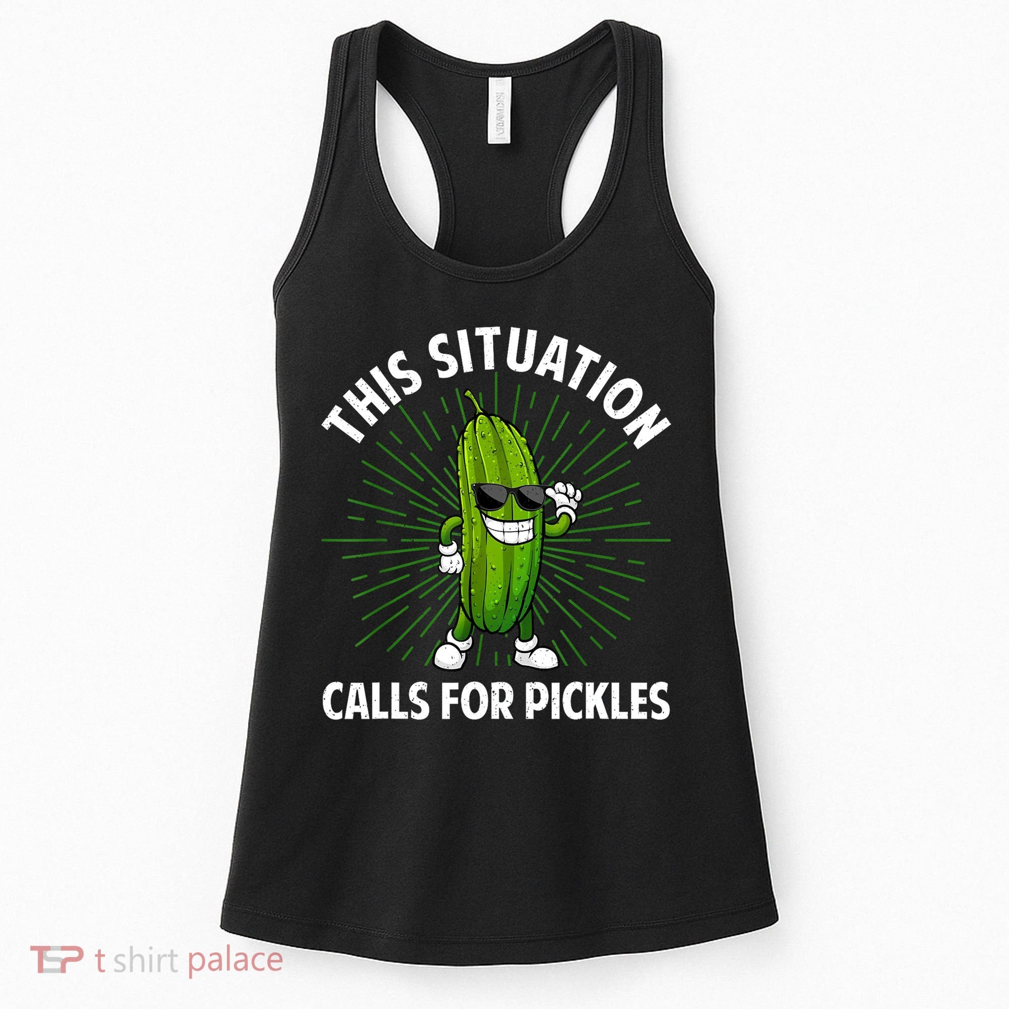 Women Pickle Cucumber Dill Pickle Lover Gift Women's Tank Top
