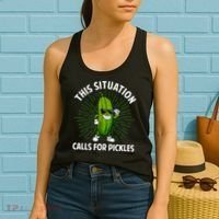 Women Pickle Cucumber Dill Pickle Lover Gift Women's Tank Top thumb 2