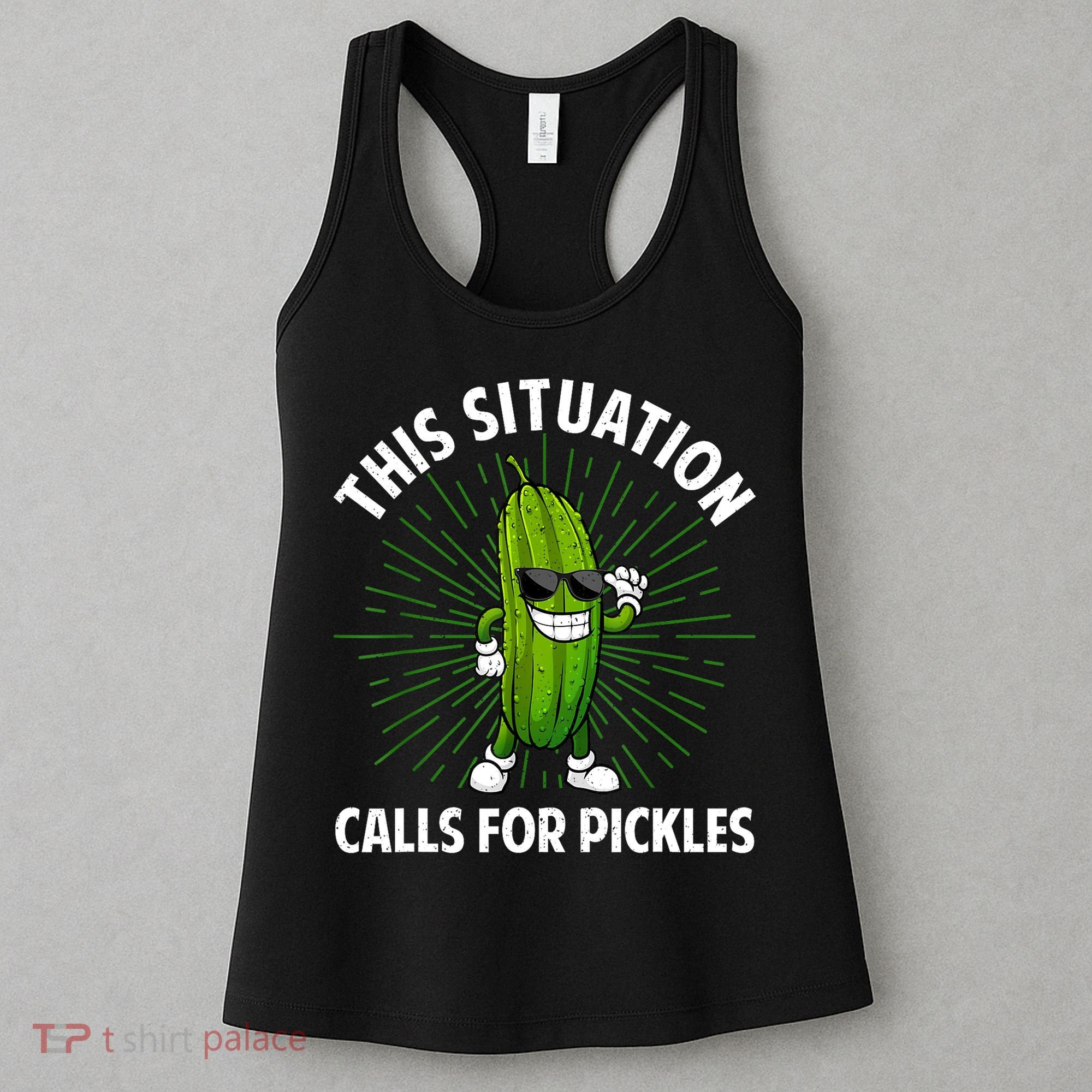 Women Pickle Cucumber Dill Pickle Lover Gift Women's Tank Top