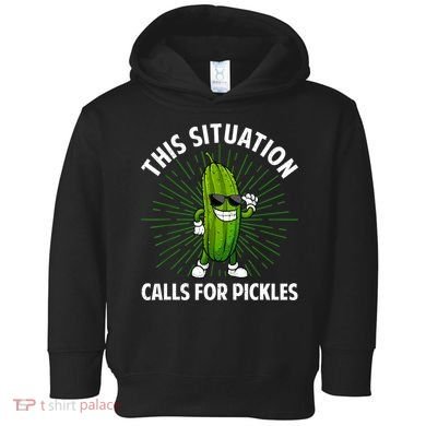 Women Pickle Cucumber Dill Pickle Lover Gift Toddler Hoodie