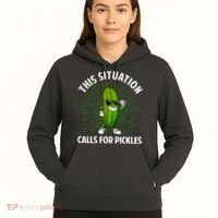 Women Pickle Cucumber Dill Pickle Lover Gift Hoodie thumb 5