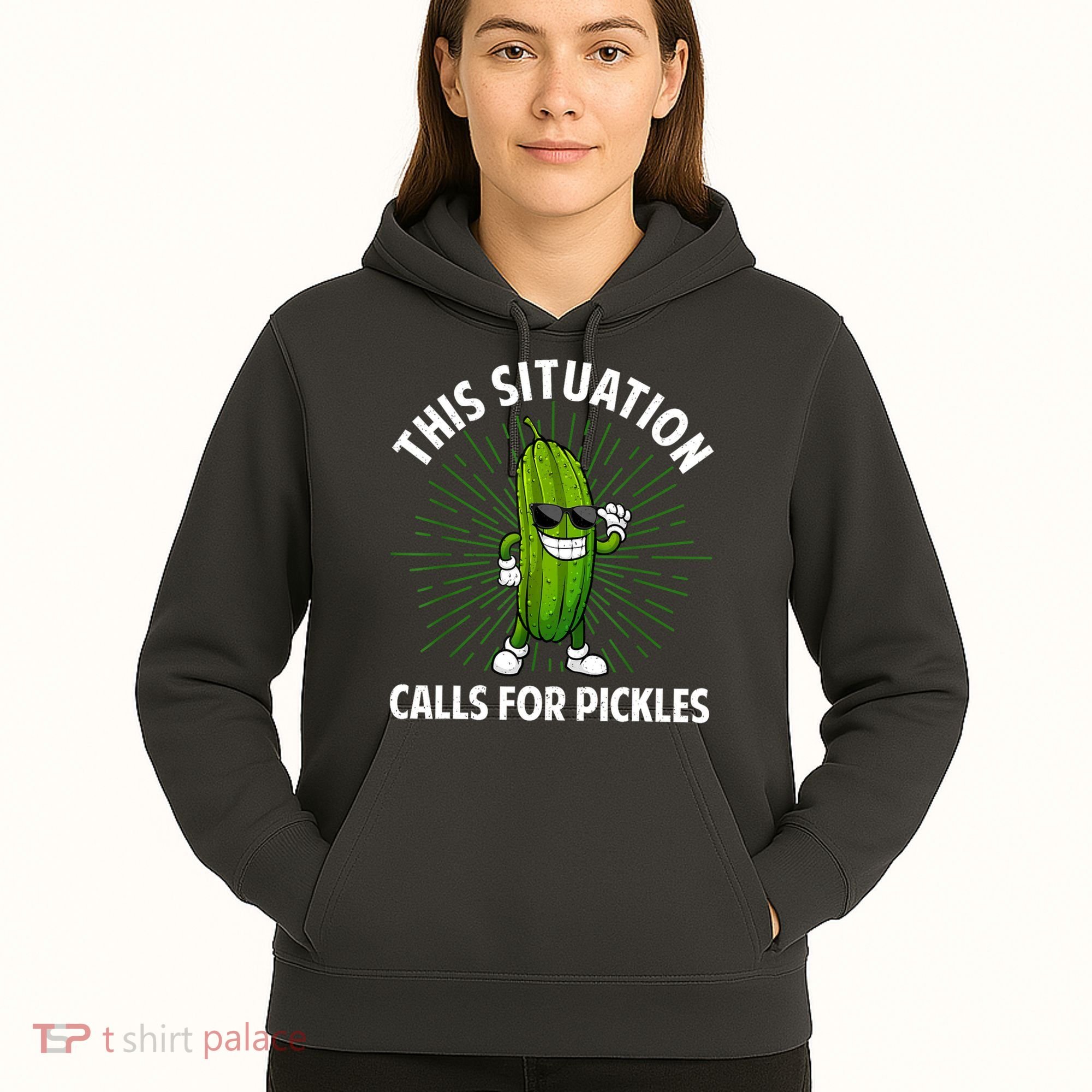 Women Pickle Cucumber Dill Pickle Lover Gift Hoodie