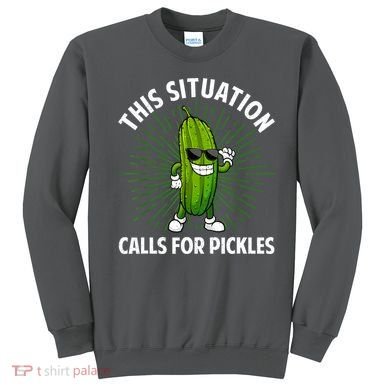 Women Pickle Cucumber Dill Pickle Lover Gift Sweatshirt