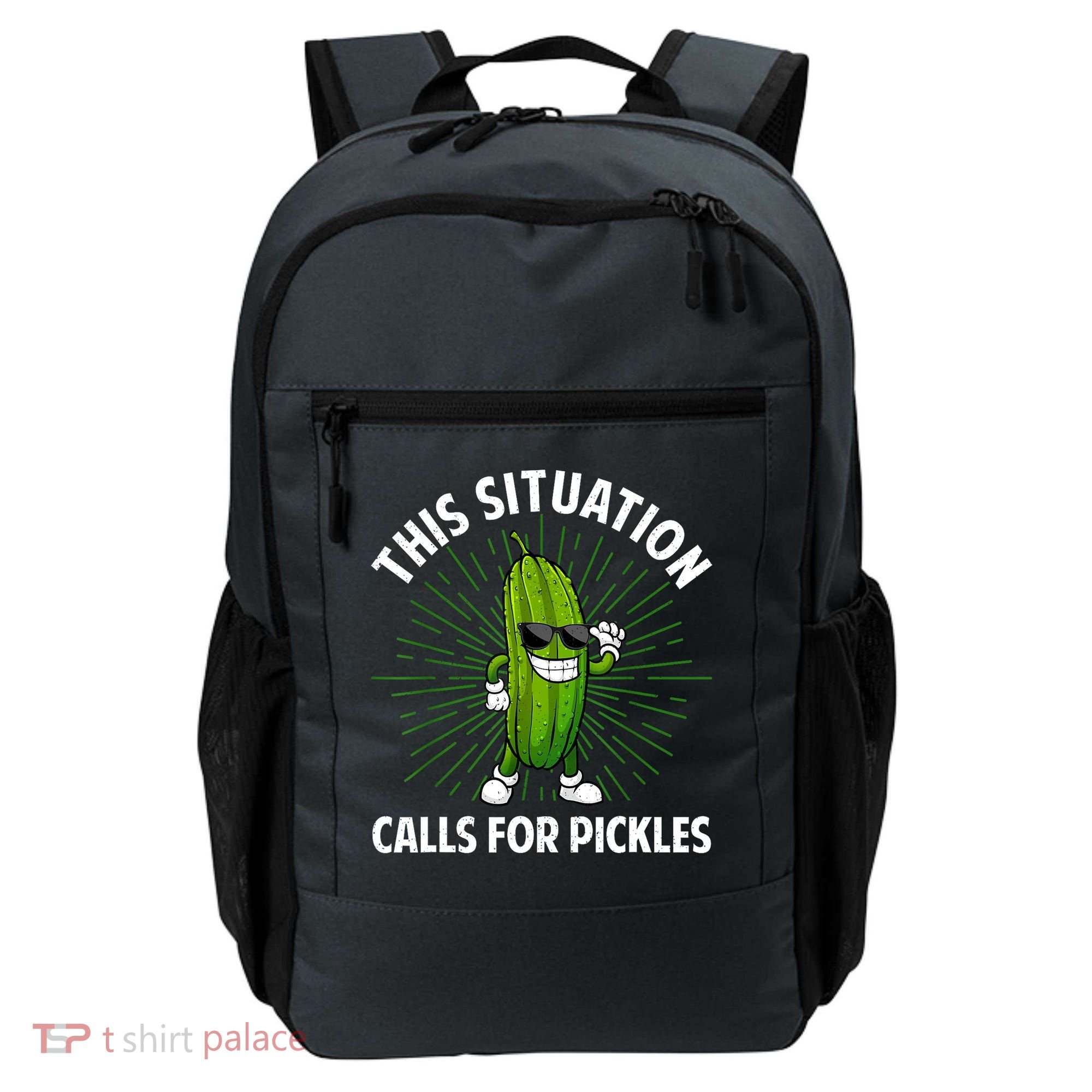 Women Pickle Cucumber Dill Pickle Lover Gift Backpack