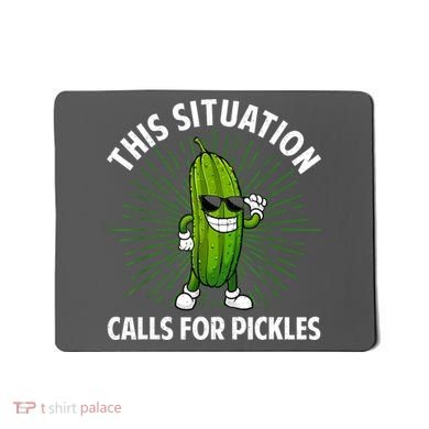 Women Pickle Cucumber Dill Pickle Lover Gift Mousepad