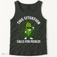 Women Pickle Cucumber Dill Pickle Lover Gift Tank Top thumb 2