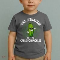 Women Pickle Cucumber Dill Pickle Lover Gift Toddler T-Shirt thumb 2
