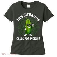 Women Pickle Cucumber Dill Pickle Lover Gift Women's T-Shirt thumb 0