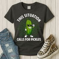 Women Pickle Cucumber Dill Pickle Lover Gift Women's T-Shirt thumb 3