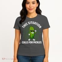 Women Pickle Cucumber Dill Pickle Lover Gift Women's T-Shirt thumb 4