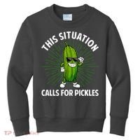 Women Pickle Cucumber Dill Pickle Lover Gift Kids Sweatshirt thumb 0