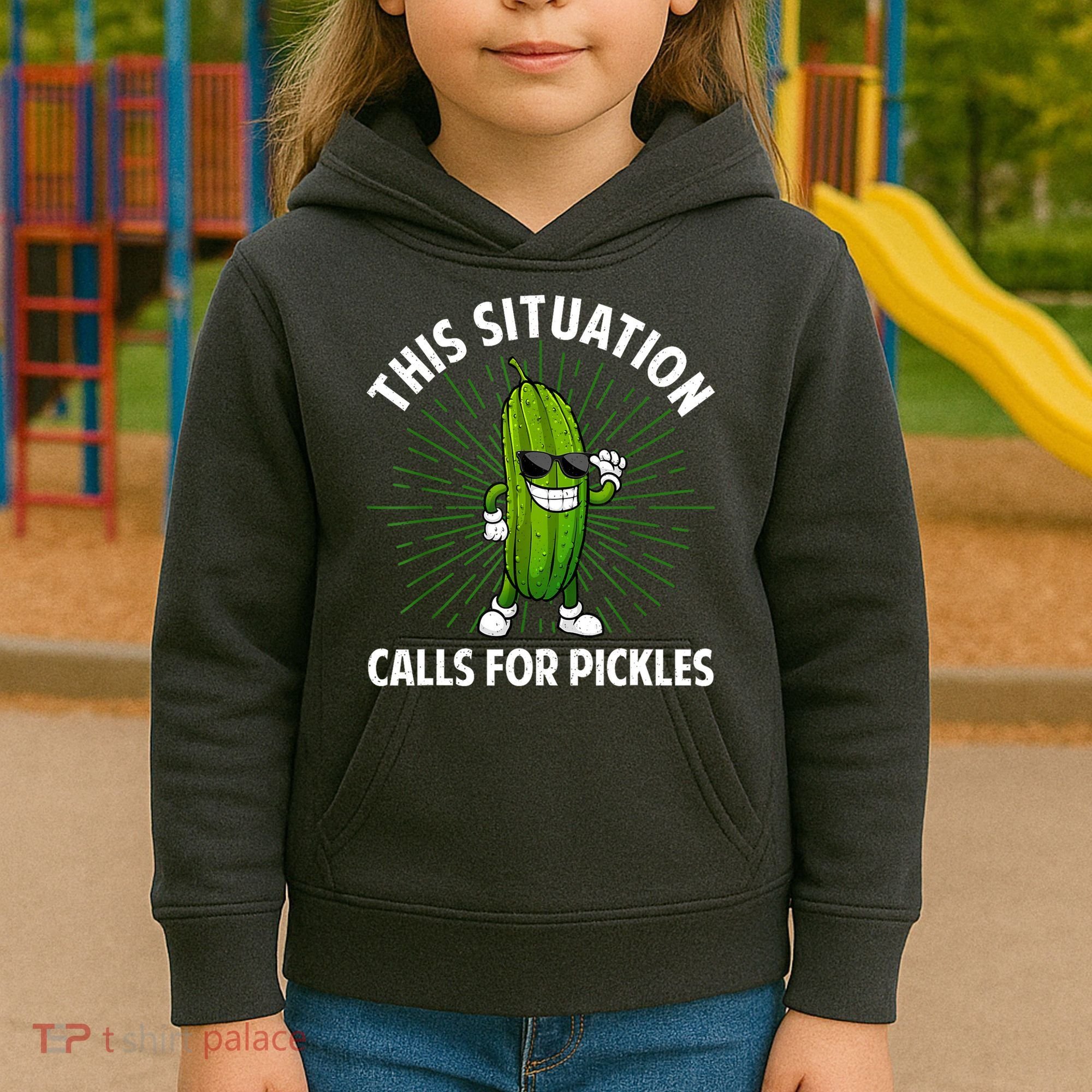 Women Pickle Cucumber Dill Pickle Lover Gift Kids Hoodie