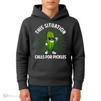 Women Pickle Cucumber Dill Pickle Lover Gift Kids Hoodie thumb 4