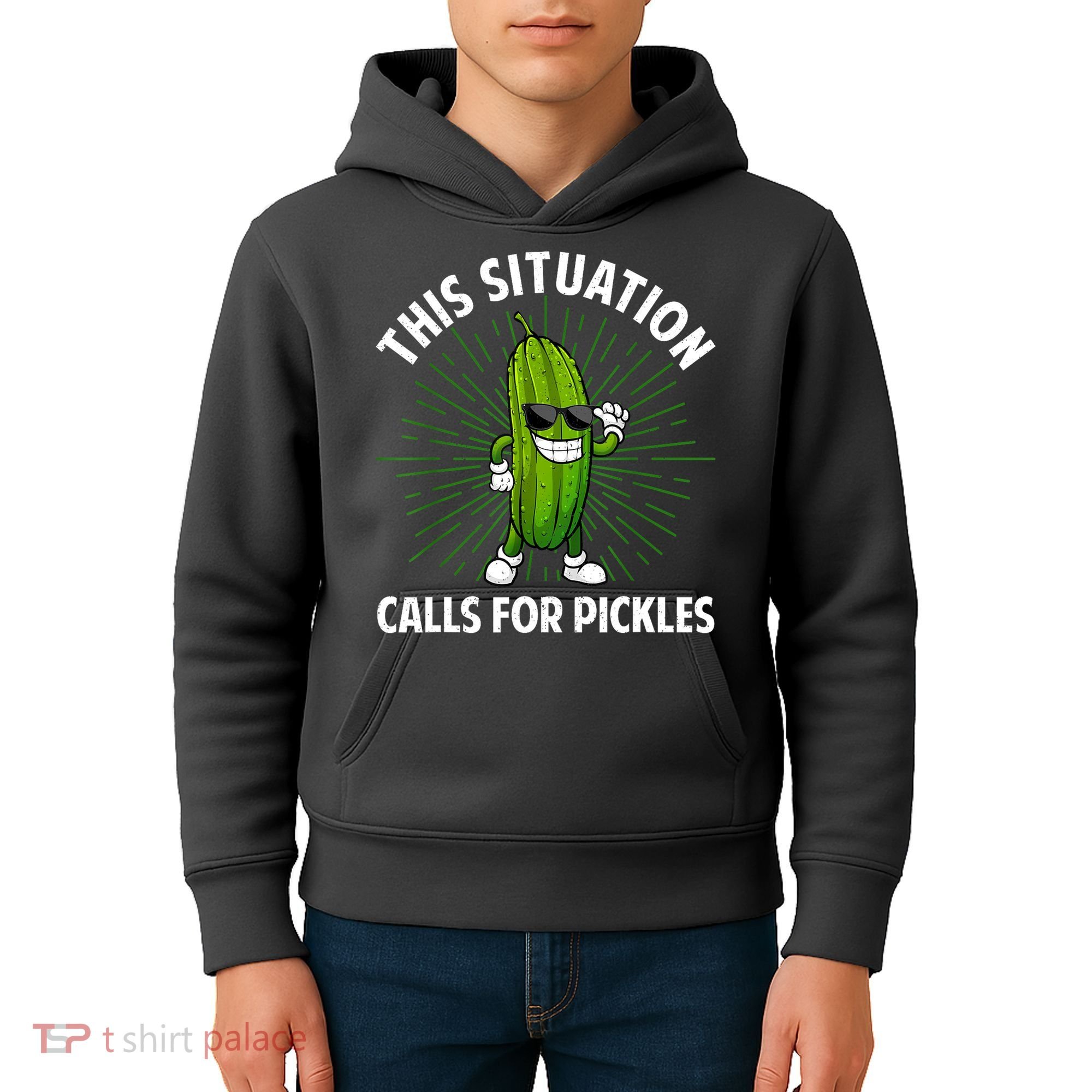 Women Pickle Cucumber Dill Pickle Lover Gift Kids Hoodie