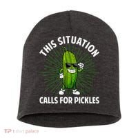 Women Pickle Cucumber Dill Pickle Lover Gift Short Acrylic Beanie thumb 0