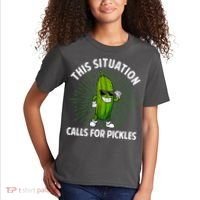 Women Pickle Cucumber Dill Pickle Lover Gift Kids T-Shirt thumb 2
