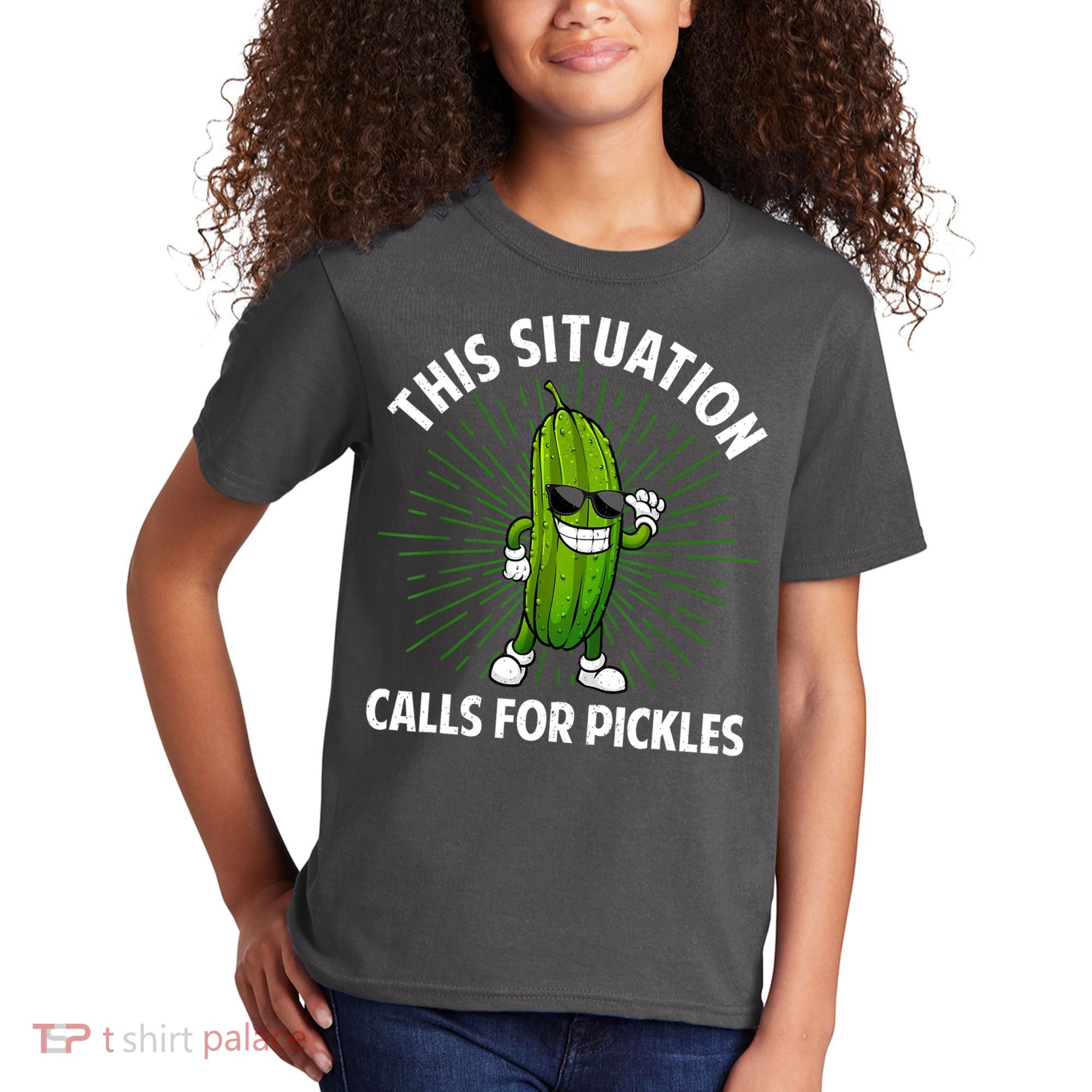 Women Pickle Cucumber Dill Pickle Lover Gift Kids T-Shirt