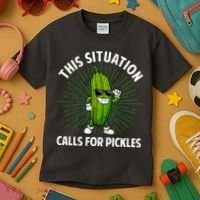 Women Pickle Cucumber Dill Pickle Lover Gift Kids T-Shirt thumb 3