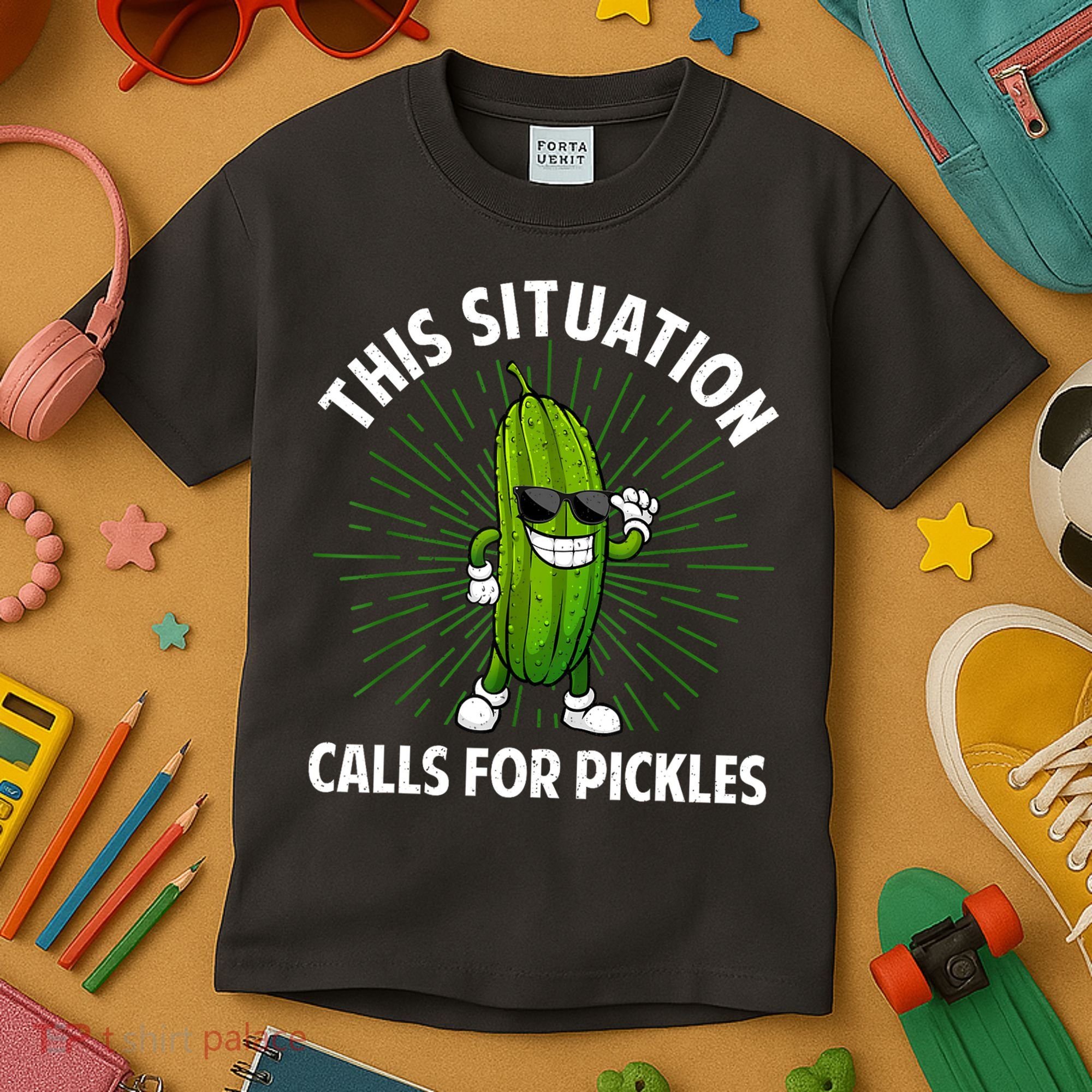 Women Pickle Cucumber Dill Pickle Lover Gift Kids T-Shirt