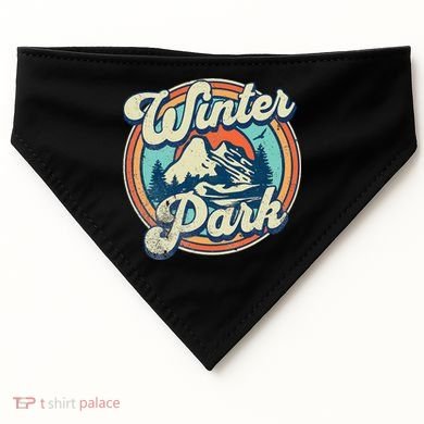 Winter Park Colorado USA-Made Doggie Bandana