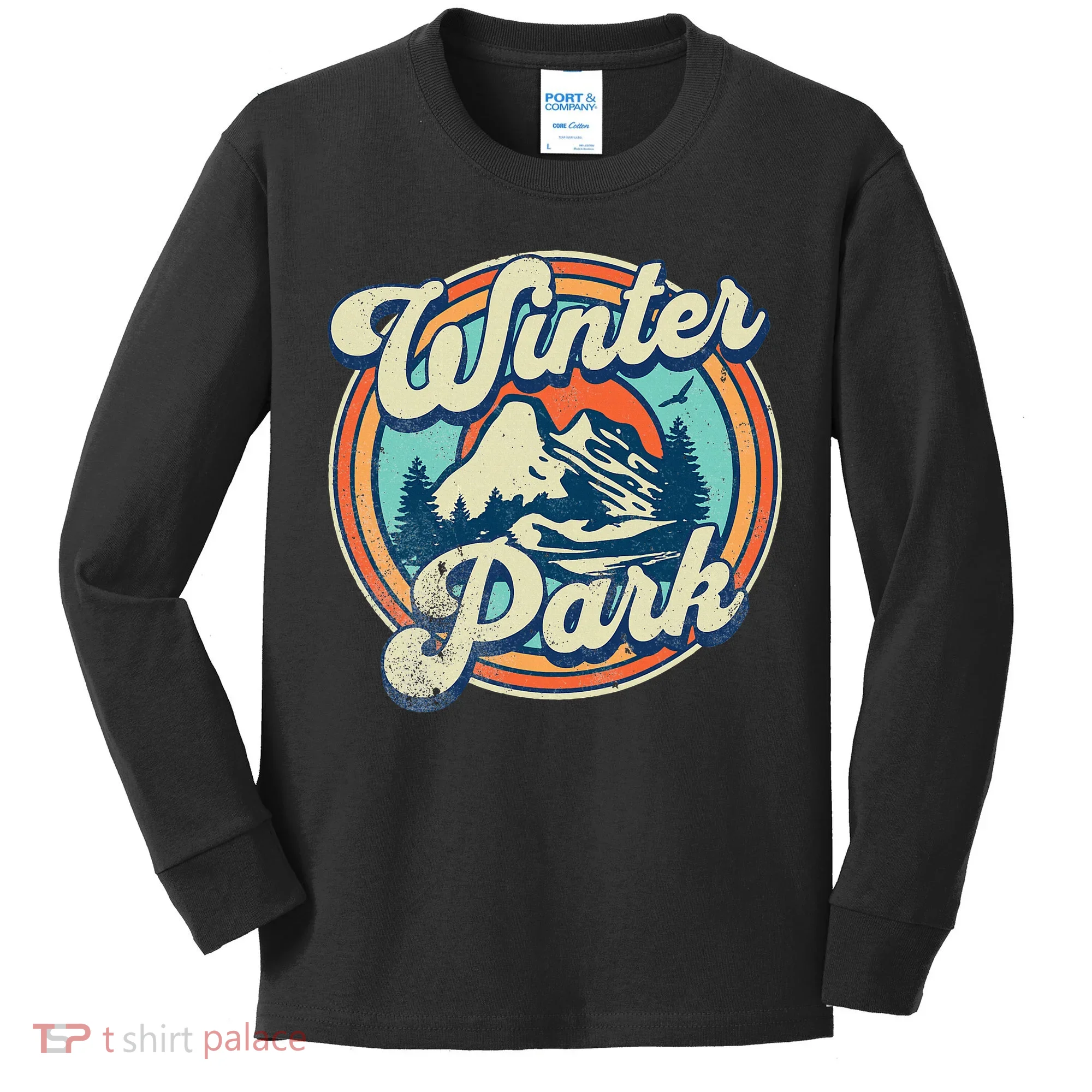 Winter Park Colorado Kids Long Sleeve Shirt