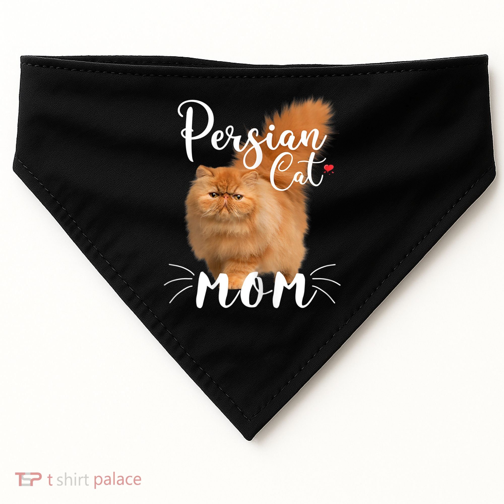 Womens Persian Cat Mom Female Cat Owner Persian Kitty USA-Made Doggie Bandana