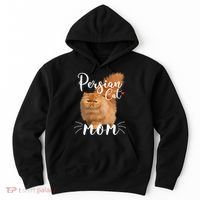 Womens Persian Cat Mom Female Cat Owner Persian Kitty Hoodie thumb 0