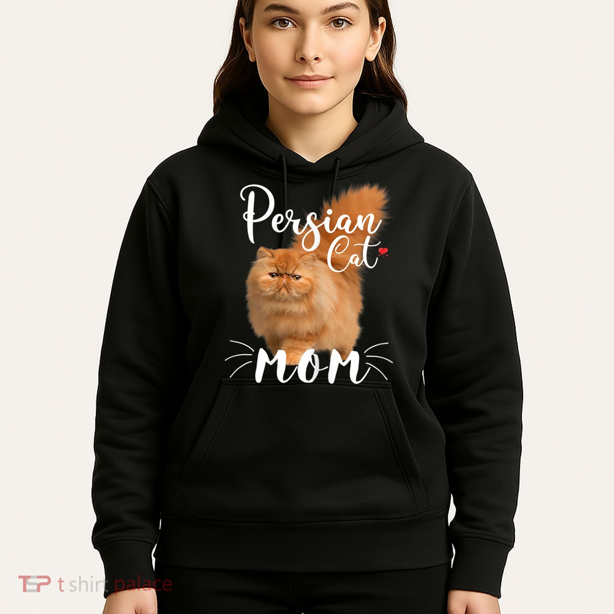 Womens Persian Cat Mom Female Cat Owner Persian Kitty Hoodie