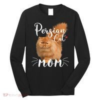 Womens Persian Cat Mom Female Cat Owner Persian Kitty Long Sleeve Shirt thumb 0
