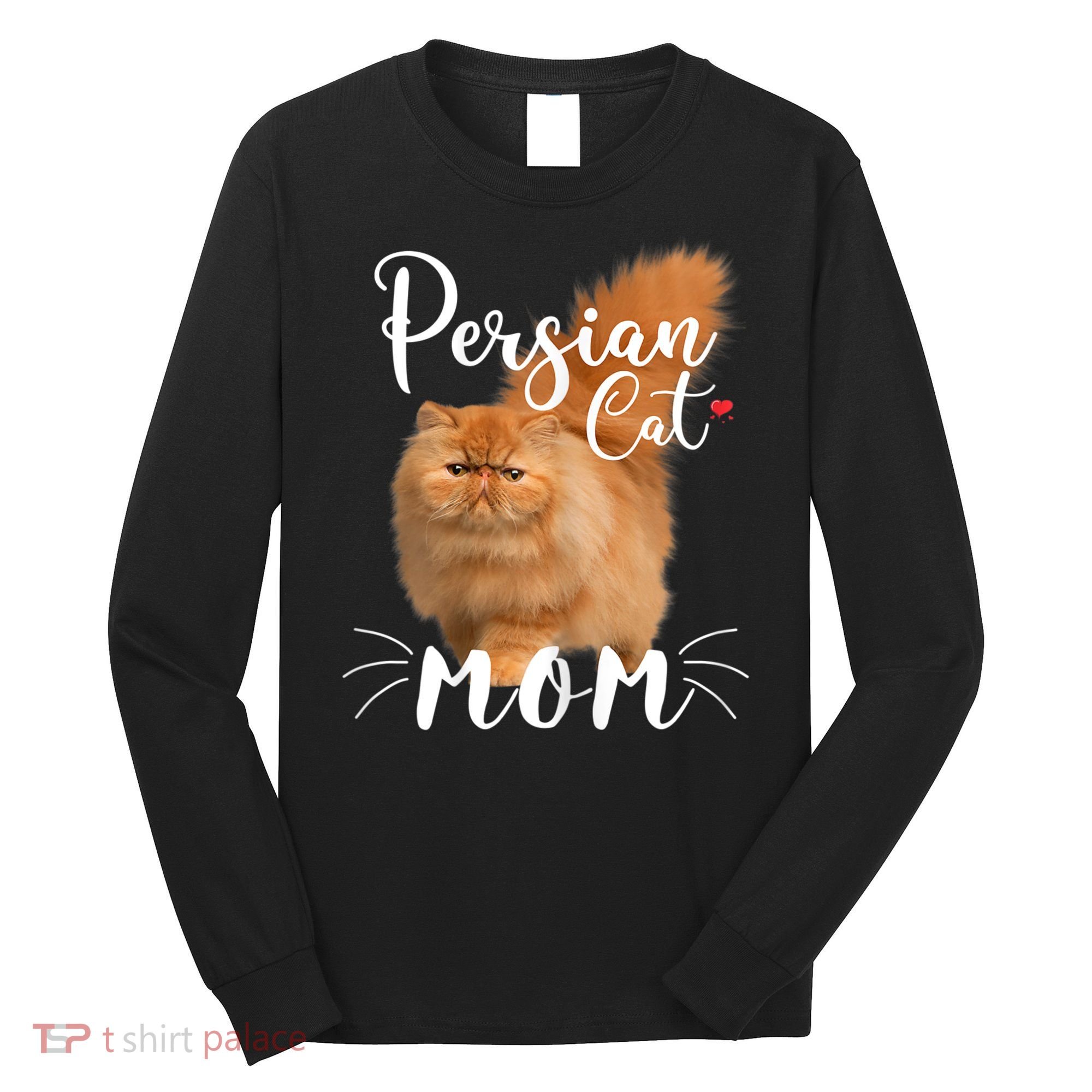 Womens Persian Cat Mom Female Cat Owner Persian Kitty Long Sleeve Shirt