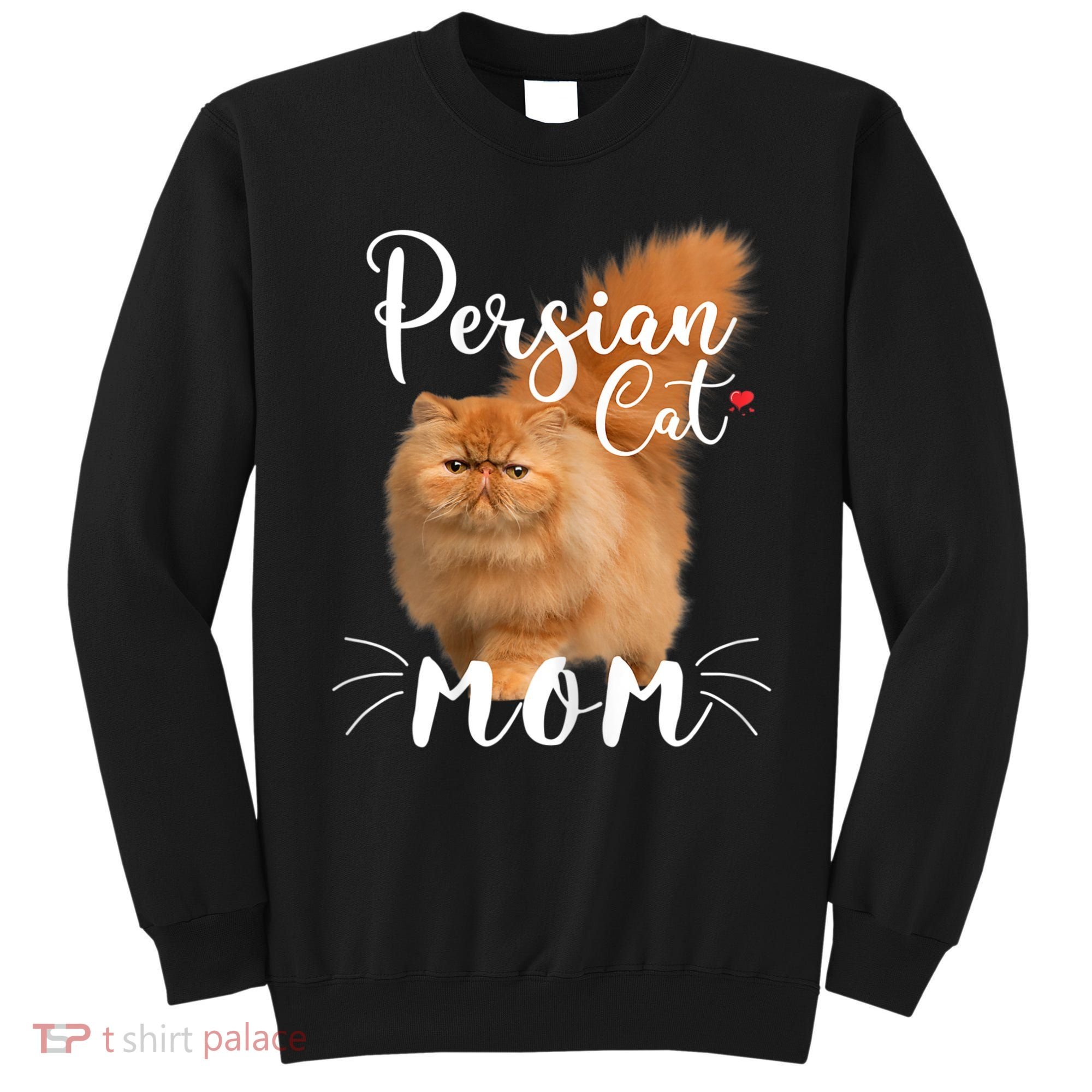 Womens Persian Cat Mom Female Cat Owner Persian Kitty Sweatshirt