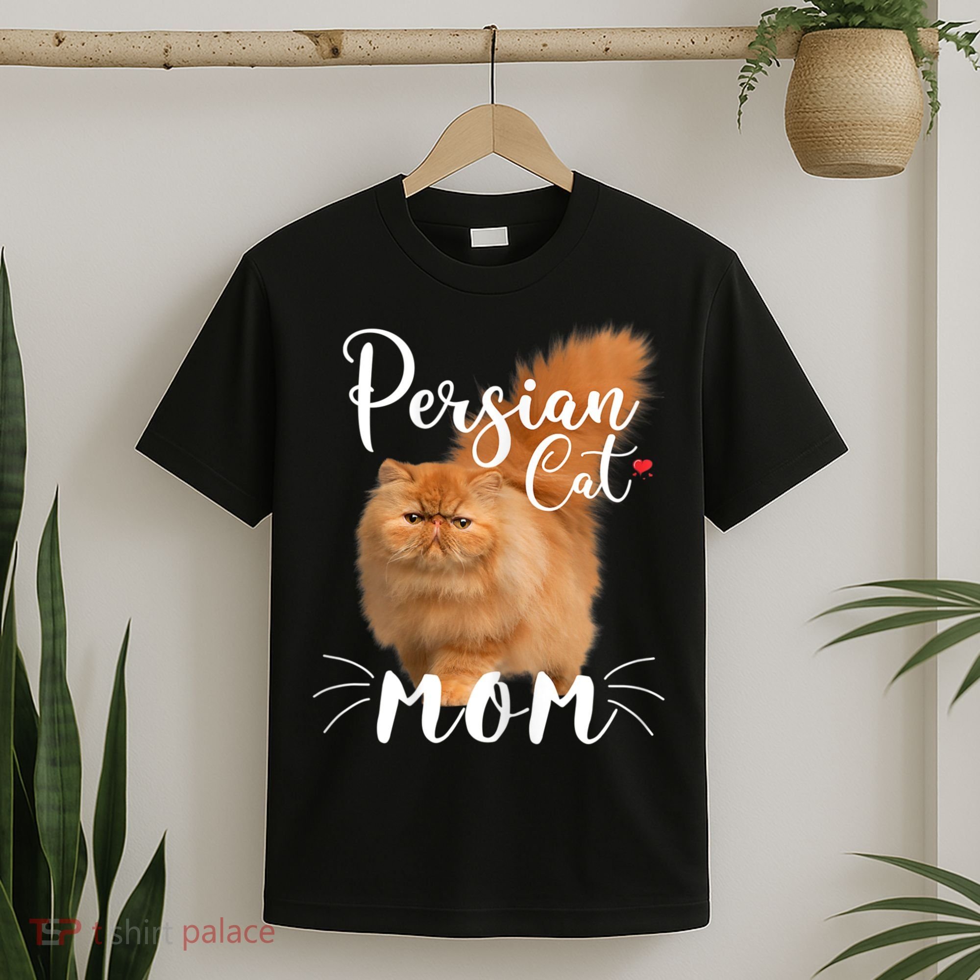 Womens Persian Cat Mom Female Cat Owner Persian Kitty T-Shirt